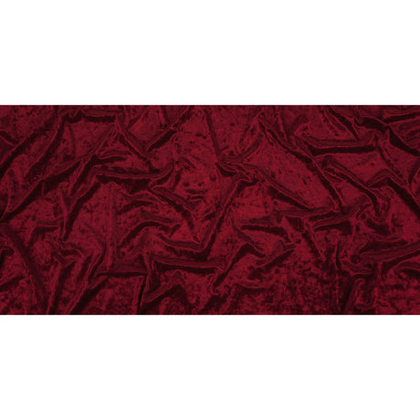 Crushed Velour - Deep Claret - Auguste Collection