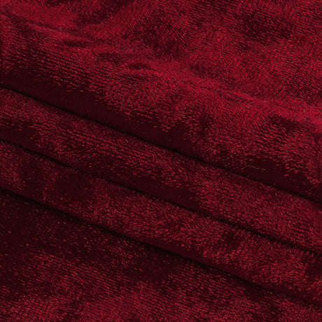 Crushed Velour - Deep Claret - Auguste Collection