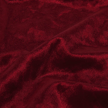 Crushed Velour - Deep Claret - Auguste Collection