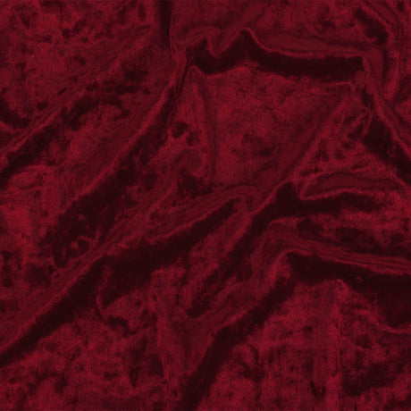 Crushed Velour - Deep Claret - Auguste Collection