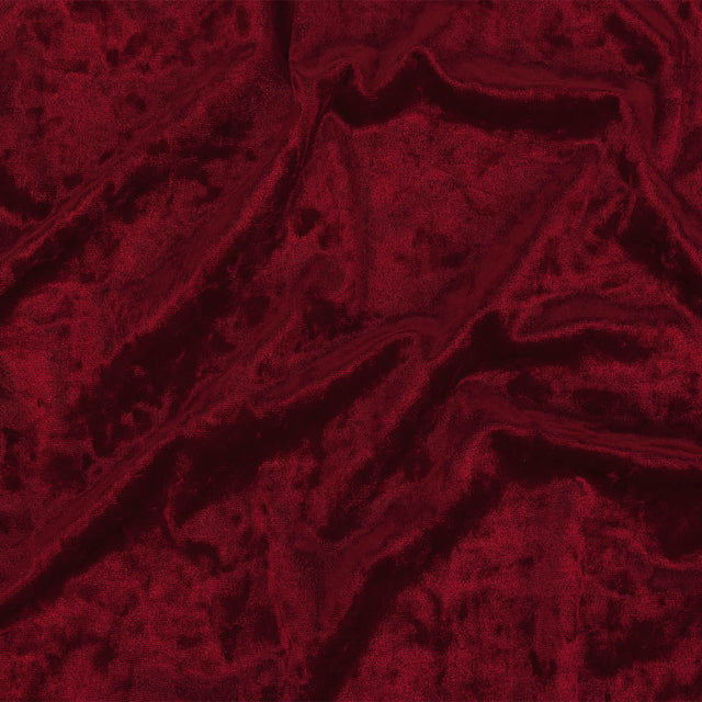 Crushed Velour - Deep Claret - Auguste Collection