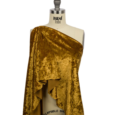 Crushed Velour - Curry Gold - Auguste Collection