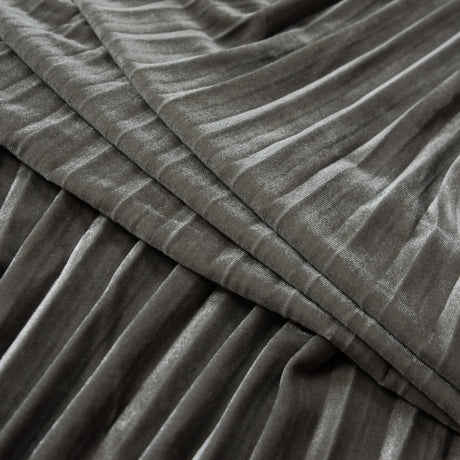 Pleated Velour - Gray Violet - Tver Collection