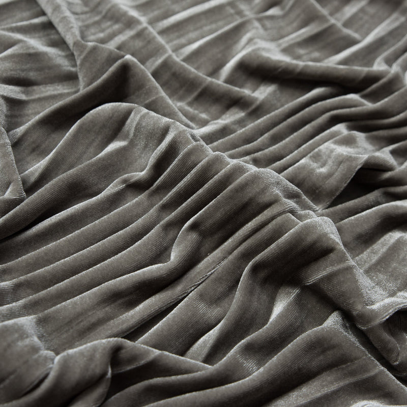 Pleated Velour - Gray Violet - Tver Collection