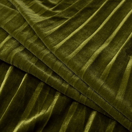 Pleated Velour - Woodbine - Tver Collection