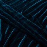 Pleated Velour - Pacific Blue - Tver Collection