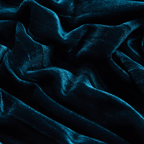 Pleated Velour - Pacific Blue - Tver Collection
