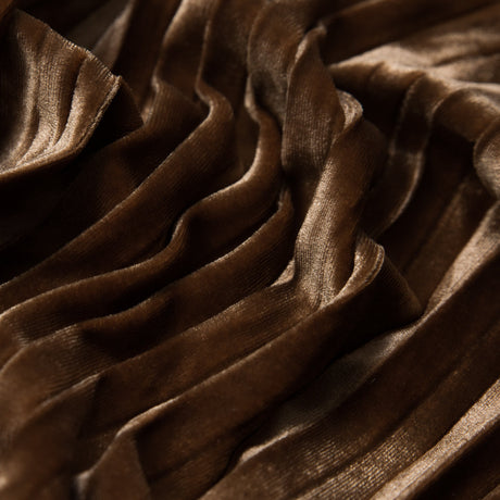 Pleated Velour - Curry Gold - Tver Collection