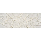 Wavy Crinkled Velour - Vanilla Ice - Yvonne Collection