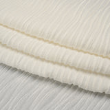Wavy Crinkled Velour - Vanilla Ice - Yvonne Collection