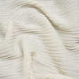 Wavy Crinkled Velour - Vanilla Ice - Yvonne Collection