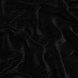 Wavy Crinkled Velour - Black - Yvonne Collection
