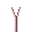 Peach Quartz and Matte Silver T5 Metal Closed Bottom Zipper - 36"
