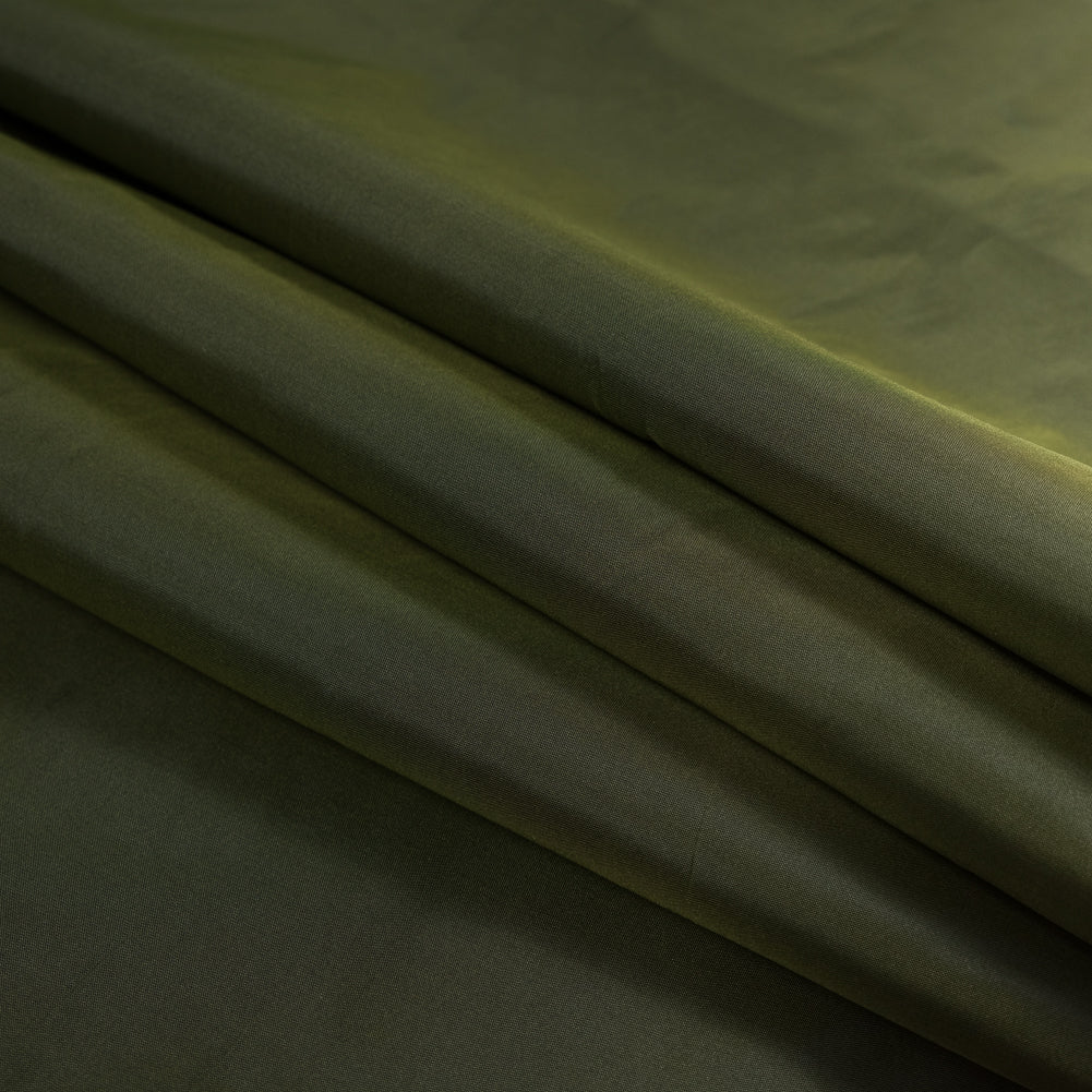 Polyester Taffeta - Plain Dyed Olive - Bellamy Collection