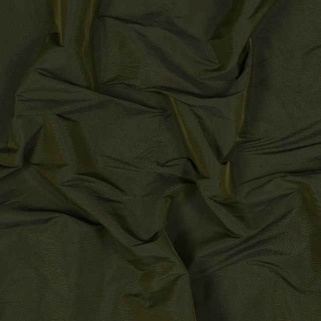 Polyester Taffeta - Plain Dyed Olive - Bellamy Collection