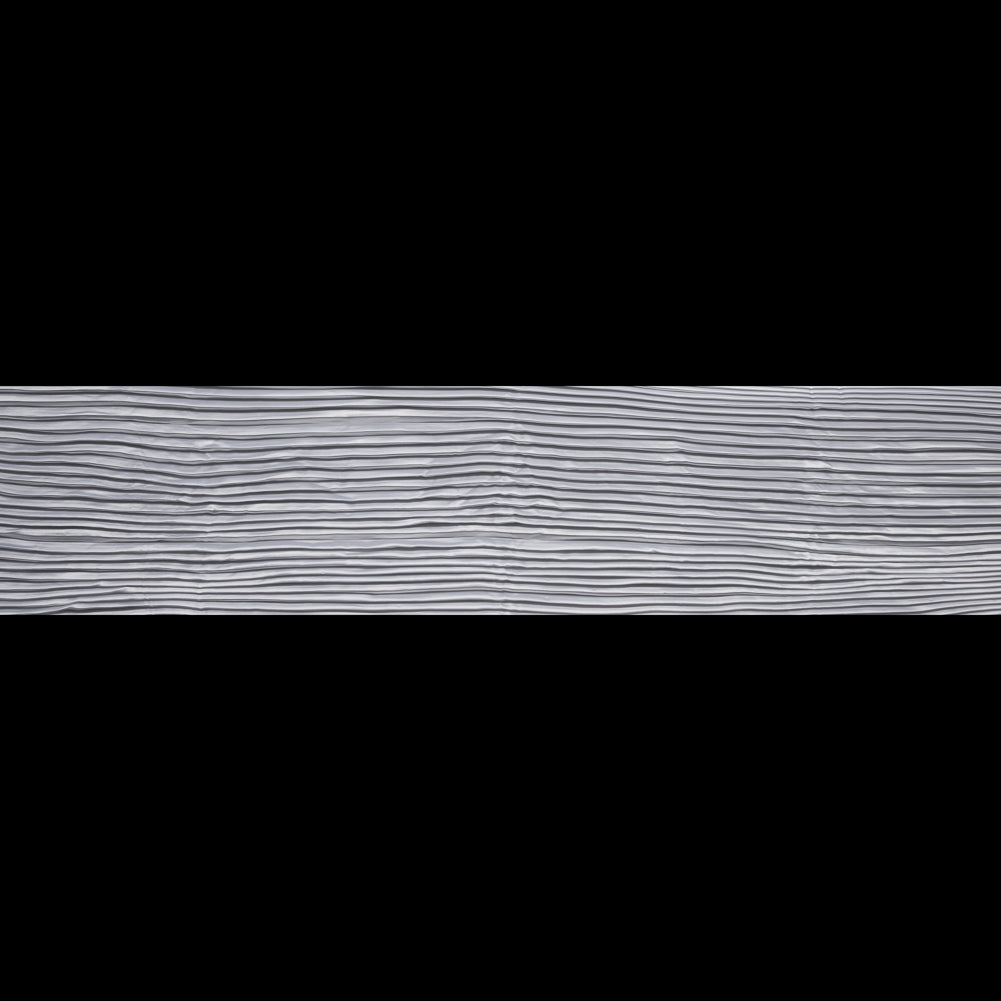 Pleated Stretch Satin - White - Andreas Collection