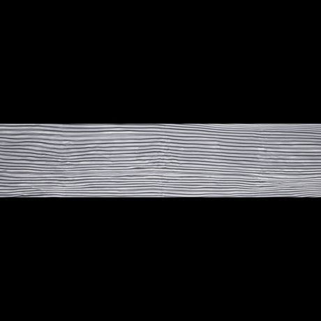 Pleated Stretch Satin - White - Andreas Collection
