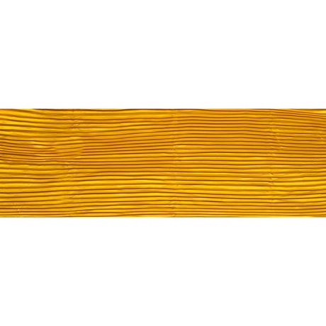 Pleated Stretch Satin - Gamboge - Andreas Collection