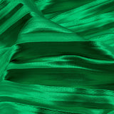 Pleated Stretch Satin - Kelly Green - Andreas Collection