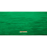 Pleated Stretch Satin - Kelly Green - Andreas Collection