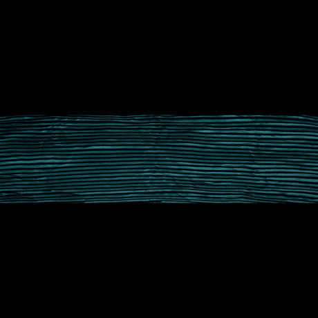 Pleated Stretch Satin - Teal - Andreas Collection