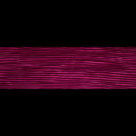 Pleated Stretch Satin - Raspberry Sorbet - Andreas Collection