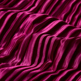 Pleated Stretch Satin - Raspberry Sorbet - Andreas Collection