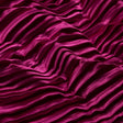 Pleated Stretch Satin - Raspberry Sorbet - Andreas Collection