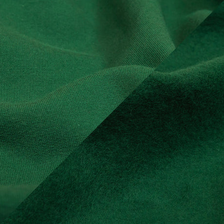 Fleece-Backed Stretch Cotton Knit - Forest Green - Cecil Collection