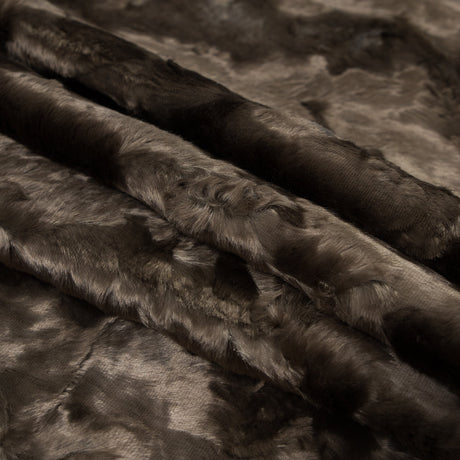 Crushed Velvet - Light Brown - Famous NYC Designer