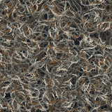Designer Novelty Gray and Brown Felted Lace with Rope Design