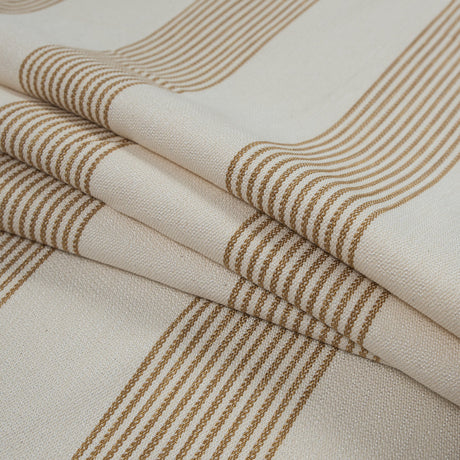 Derek Lam Natural and Straw Striped Cotton Blend