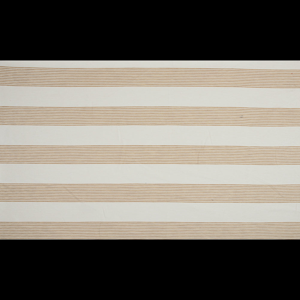 Derek Lam Natural and Straw Striped Cotton Blend