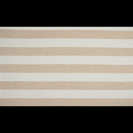 Derek Lam Natural and Straw Striped Cotton Blend