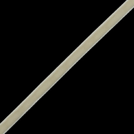 Single Faced Velvet Ribbon Made in Italy - 1/4" - Ivory - Sabine Collection
