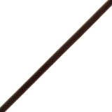 Single Faced Velvet Ribbon Made in Italy - 1/4" - Light Brown - Sabine Collection