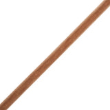 Single Faced Velvet Ribbon Made in Italy - 1/4" - Tan - Sabine Collection