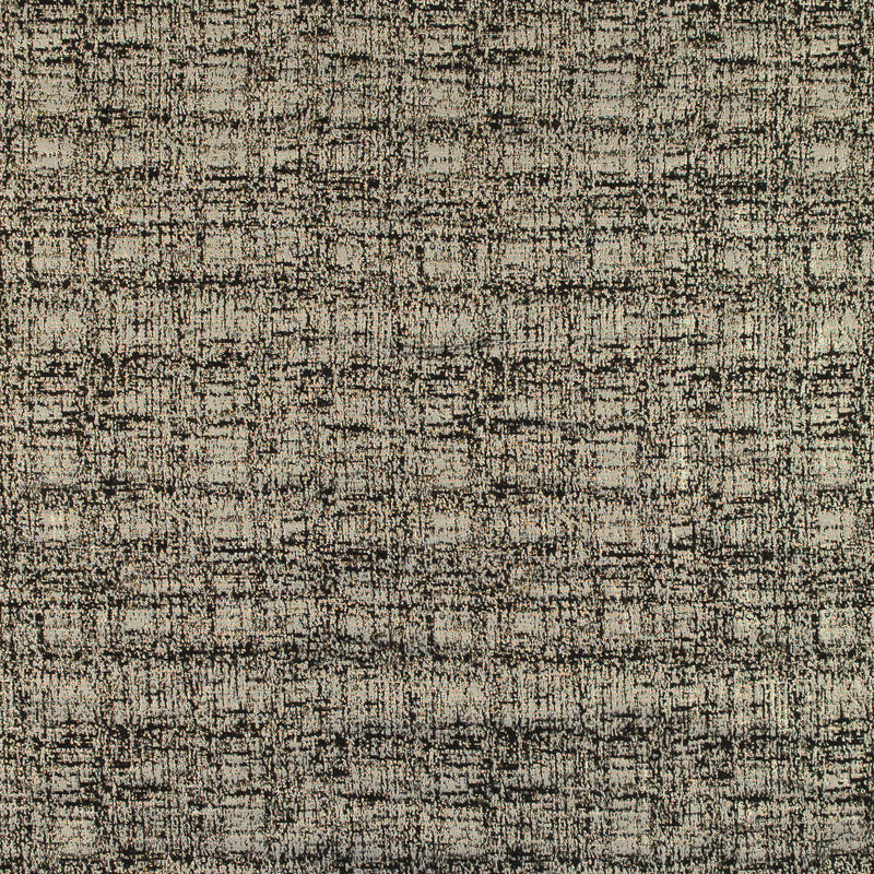 Metallic Gold and Black Abstract Jacquard
