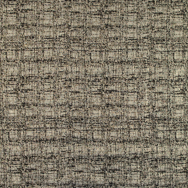 Metallic Gold and Black Abstract Jacquard