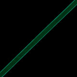 Single Faced Velvet Ribbon Made in Italy - 1/4" - Emerald - Sabine Collection