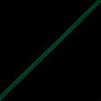 Single Faced Velvet Ribbon Made in Italy - 1/4" - Emerald - Sabine Collection