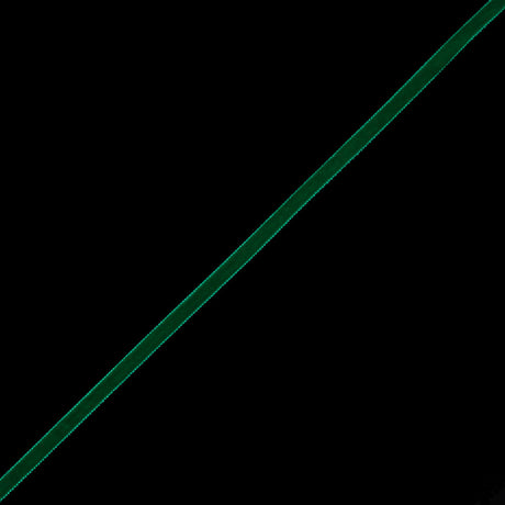 Single Faced Velvet Ribbon Made in Italy - 1/4" - Emerald - Sabine Collection