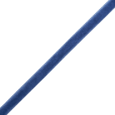 Single Faced Velvet Ribbon Made in Italy - 1/4" - Periwinkle - Sabine Collection