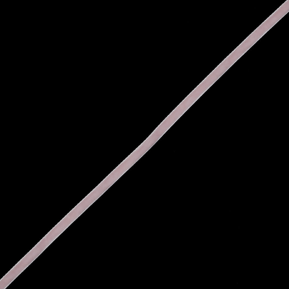 Single Faced Velvet Ribbon Made in Italy - 1/4" - Baby Pink - Sabine Collection