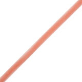 Single Faced Velvet Ribbon Made in Italy - 1/4" - Coral - Sabine Collection