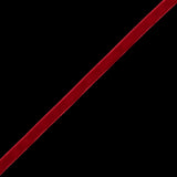 Single Faced Velvet Ribbon Made in Italy - 1/4" - Red - Sabine Collection