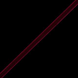 Single Faced Velvet Ribbon Made in Italy - 1/4" - Dark Red - Sabine Collection