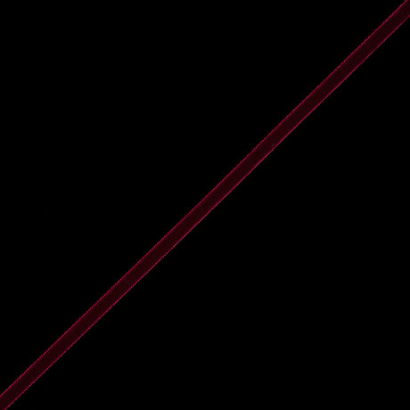 Single Faced Velvet Ribbon Made in Italy - 1/4" - Dark Red - Sabine Collection