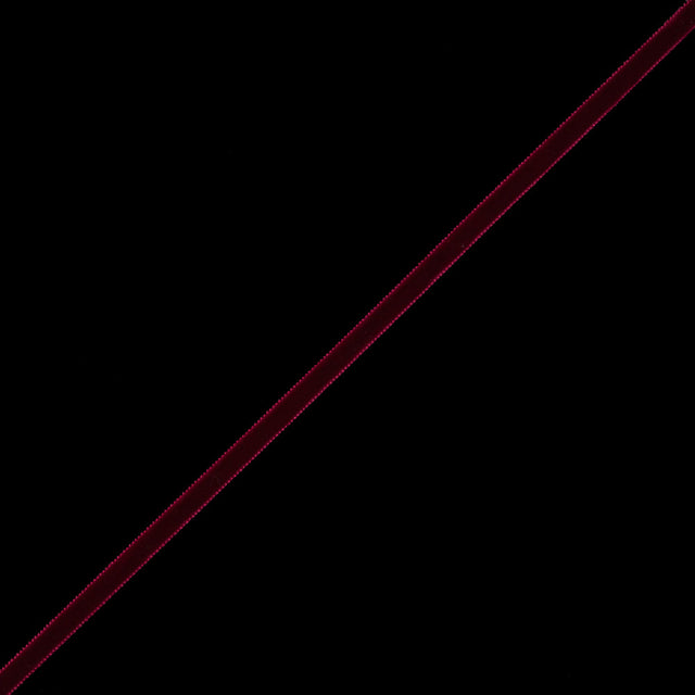 Single Faced Velvet Ribbon Made in Italy - 1/4" - Dark Red - Sabine Collection