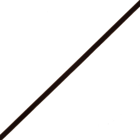 Single Faced Velvet Ribbon Made in Italy - 1/4" - Brown - Sabine Collection